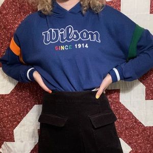 Wilson cropped hoodie.